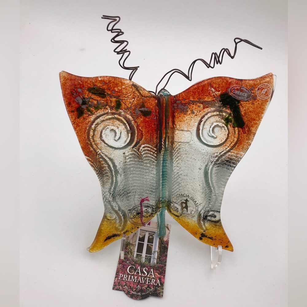 Anastasia by Anastasia Konstantopoulou Handmade Butterfly Art Glass Made Greece
